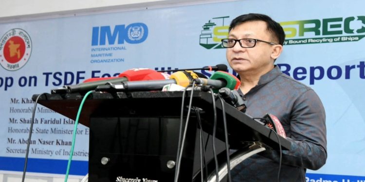 দেশে গ্রিন সার্টিফায়েড শিপ রিসাইক্লিং ইয়ার্ড শতাধিক করার লক্ষ্য সরকারের