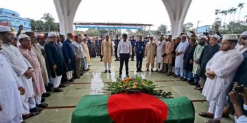 হবিগঞ্জের প্রবীণ সাংবাদিক গোলাম মোস্তফা রফিকের দাফন সম্পন্ন