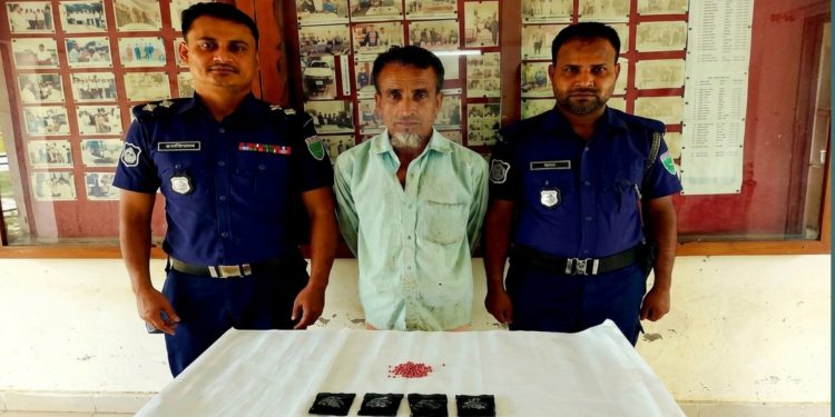 জকিগঞ্জে ১ হাজার পিস ইয়াবাসহ মাদক কারবারি গ্রেফতার