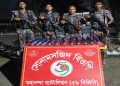 শিবগঞ্জ সীমান্তে বিজিবির অভিযানে ৬৬ বোতল ভারতীয় এসকাফ সিরাপ জব্দ