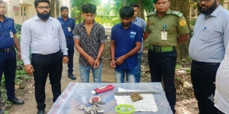 চৌদ্দগ্রাম স্বাস্থ্য কমপ্লেক্সের পরিত্যক্ত ভবনে গাঁজা সেবন, দুই যুবকের কারাদণ্ড