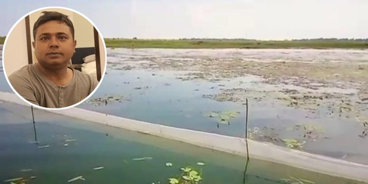 মধ্যনগরে ইজারাকৃত নদী দখলের চেষ্টার অভিযোগ বিএনপি নেতার বিরুদ্ধে
