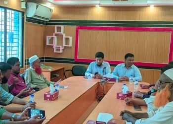 লাখাইয়ে নবাগত ইউএনওর সঙ্গে সাংবাদিকদের মতবিনিময়, বিদায়ী ইউএনওকে সংবর্ধনা