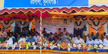 ধর্মপাশায় ফজলুল হক সেলবর্ষী স্মৃতি ফুটবল টুর্নামেন্ট অনুষ্ঠিত