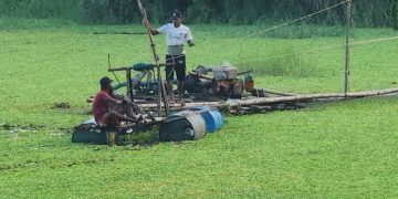 হরিরামপুরে ছাত্রদল নেতার বিরুদ্ধে অবৈধ ড্রেজারে মাটি কাটার অভিযোগ