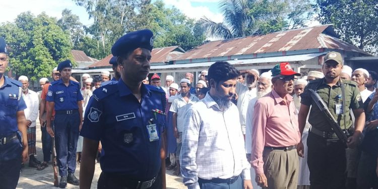 লাখাইয়ে বীরমুক্তিযোদ্ধা শাহেদ আলীর রাষ্ট্রীয় মর্যাদায় দাফন