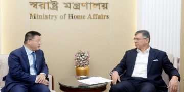 স্বরাষ্ট্রমন্ত্রীর সঙ্গে বিদায়ী চীনা রাষ্ট্রদূতের সাক্ষাৎ