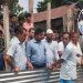 ধর্মপাশায় অগ্নিকাণ্ডে ক্ষতিগ্রস্ত পাঁচ দোকানিকে ঢেউটিন ও খাদ্য সহায়তা