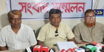 মিথ্যা মামলা ও অপপ্রচারের প্রতিবাদে আশুলিয়ায় বিএনপি নেতার সংবাদ সম্মেলন