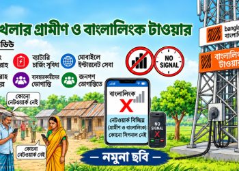 বিদ্যুৎ গেলেই ‘উধাও’ নেটওয়ার্ক, মধ্যনগরের মহিষখলায় দীর্ঘদিনের ভোগান্তি
