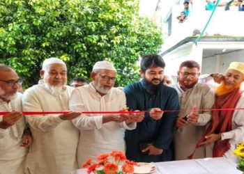পোরশায় নবনির্মিত মাদ্রাসা ভবনের উদ্বোধন করলেন সংসদ সদস্য মোস্তাফিজুর রহমান