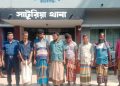 মানিকগঞ্জের সাটুরিয়ায় পুলিশের বিশেষ অভিযানে জুয়ার আসর থেকে ৭ জুয়াড়ি আটক, নগদ টাকা ও তাস জব্দ