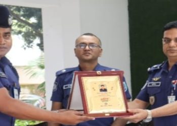 গাইবান্ধা জেলার শ্রেষ্ঠ ওসি নির্বাচিত হলেন মোঃ নাজমুল হাসান