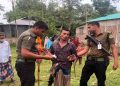 বাহুবলে জনসাধারণের শান্তি শৃঙ্খলা বিনষ্টের দায়ে মাদকসেবির কারাদণ্ড