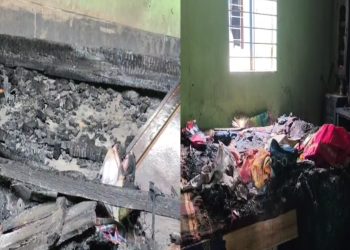চোখের পলকে আগুনে পুড়ে গেল ১০ পরিবারের স্বপ্ন, অবশিষ্ট রইল না কিছুই